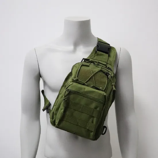 Tactical Small Chest Bag Outdoor Sports Single Shoulder Skew Cross Cycling Bag Multi Functional Handheld Chest Bag