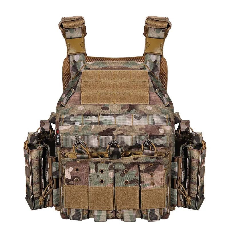 Tactical Vest Outdoor Protective Equipment Combat Quick Detachable Tactical Vest Camouflage Training Suit