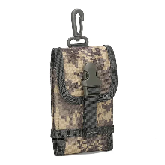 Outdoor Mobile Phone Bag Tactical Camouflage Toolkit Accessories Hanging Bag Molle Bag