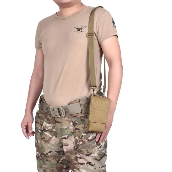 6-Inch Mobile Phone Bag with Multifunctional Accessories Waist Bag Outdoor Leisure Tactical Crossbody Bag