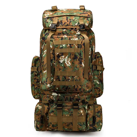 100L Large Capacity Camouflage Waterproof Sports Backpack Outdoor Camping Backpack