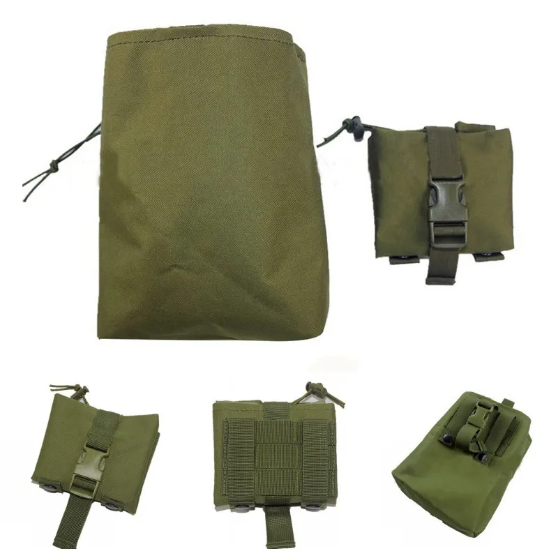 Folding Recycling Bag Molle Accessory Hanging Bag Outdoor Sports Multifunctional Waist Bag
