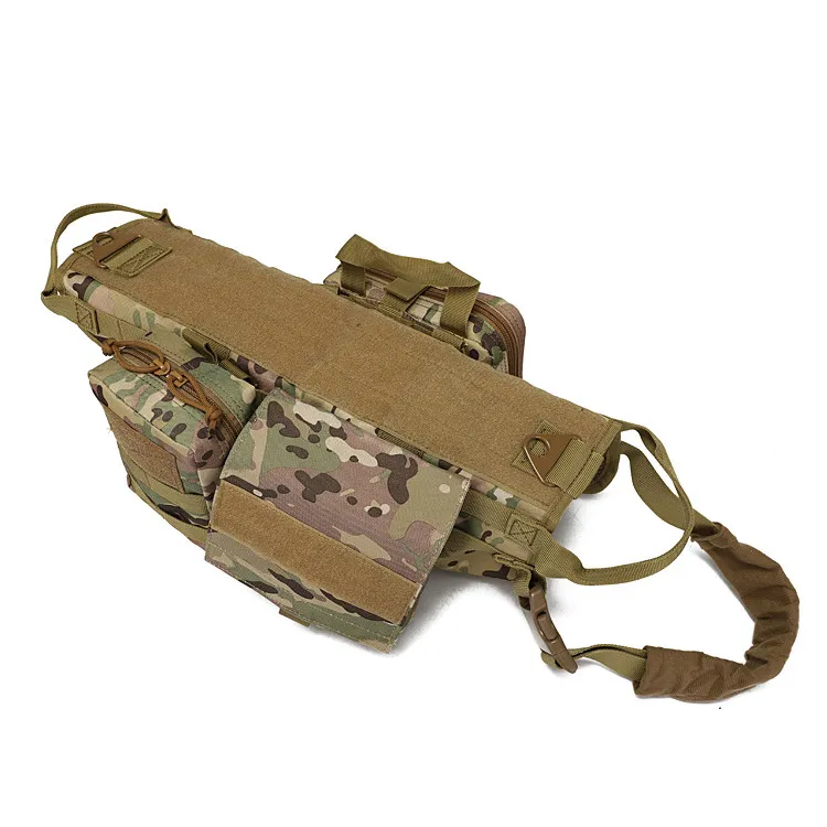 Manufacturer Large and Medium-Sized Dog Tactical Vest Molle Vest for Practical Training Dog Vest