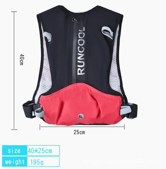 OEM Factory Sports Trail Race Running Vest Hydration Bag Backpack for Marathon
