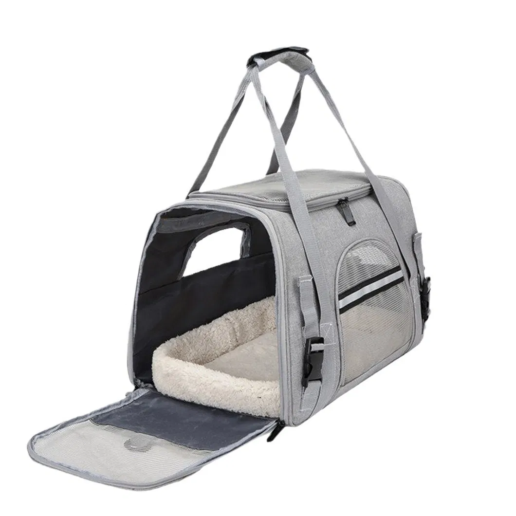 OEM/ODM Eco-Friendly Airline Approved Portable Outdoor Foldable Backpack Cat Pet Puppy Carriers Dog Carry Bags