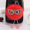 POM POM Keychain 8cm Colored Bulk Fluffy Fur Puff Ball Key for Women Pompom Keychains
