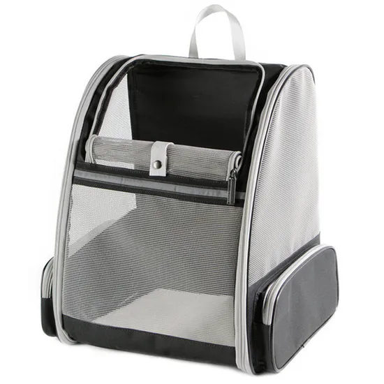 Wholesale Transport Pet Carrier Travel Bag Soft-Sided Carriers Breathable Large Capacity Luxury Travel Cat Pet Backpack