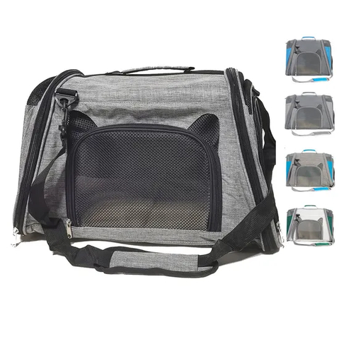 Airline Approved Carrier Soft Sided Travel Dog Carrier Small Medium Cats Puppy Pet Carrier Bag