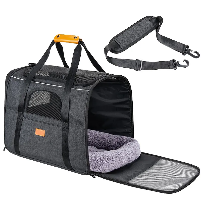 Portable Cat Dog Carrier Bag Breathable Pet Organizer Pouch Folding Transport Pet Dog Carrier Bag