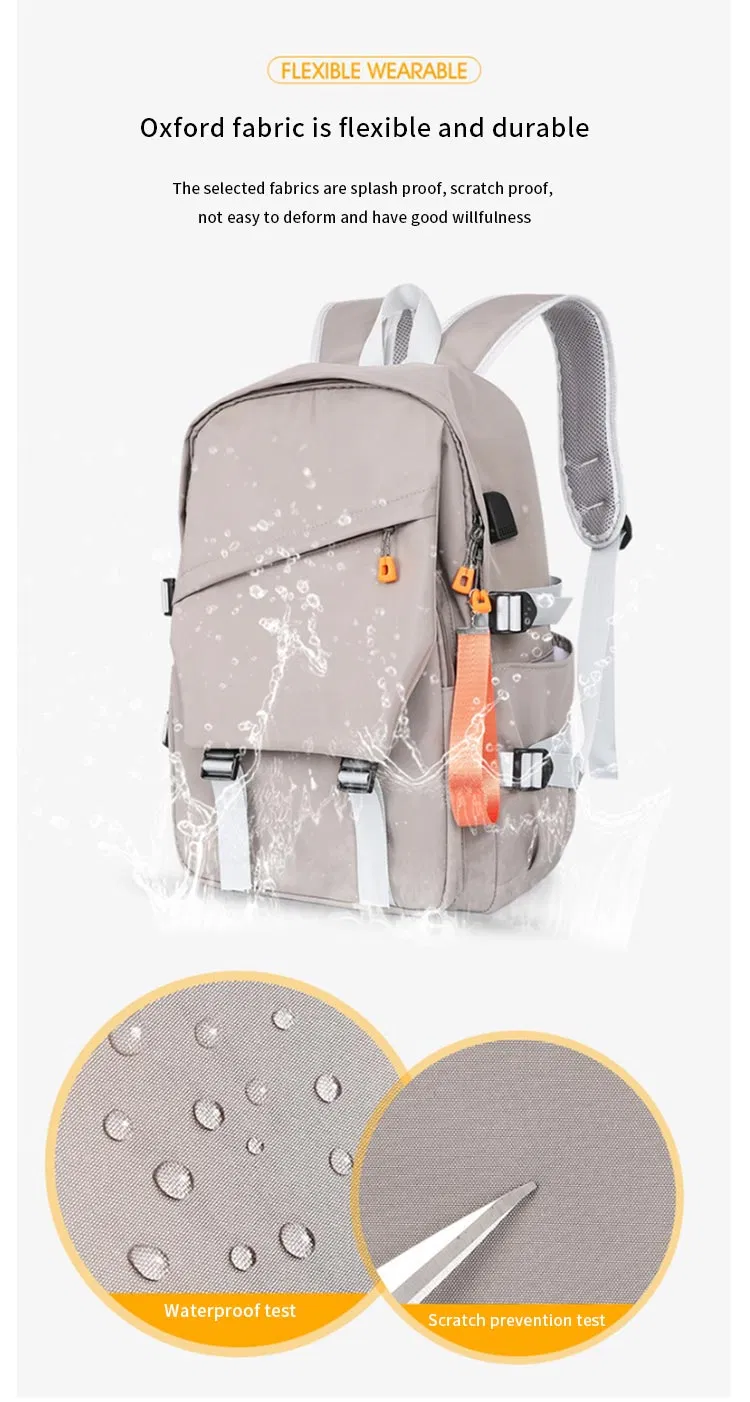 New Men&prime;s Business Girls Leisure Travel Bags Student School Computer Laptop Backpack