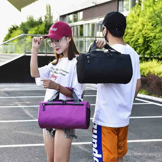 Custom Sports Fitness Bag Men′s Single Shoulder Travel Bag Duffel Bagcustom Logo Manufacturer