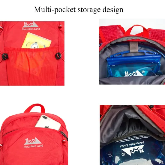 Factory Custom Best Light Riding Running Cycling Hydration Pack Backpack with Water Bladder