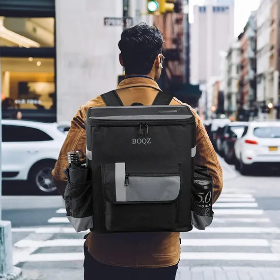 Custom Thermal Food Delivery Backpack Insulated Waterproof Cooler Bag