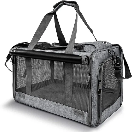 Portable Pet Outdoor Travel Products Soft Sided Foldable Breathable Small Dog Cat Puppy Carrier Sling Bag