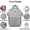 Factory Custom Diaper Bag Backpack Versatile Travel Backpack with USB Charging Port Insulated Pocket