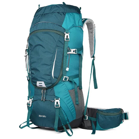 Factory Custom Large Capacity Nylon Hiking Backpack Waterproof Mountain Bag