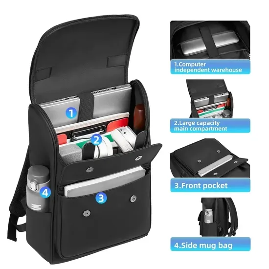 Custom Casual School Backpack Bag Unisex Travel Laptop Business Backpack