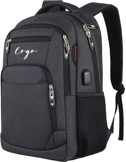 Factory Unisex Multifunction USB Backpack Bags Hiking Travel Notebook School Bag Anti Theft Nylon Laptop Bags