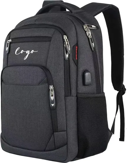 Factory Unisex Multifunction USB Backpack Bags Hiking Travel Notebook School Bag Anti Theft Nylon Laptop Bags
