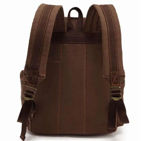 Canvas 15.6 Inches Computer Bag Retro Bags Casual Sports Laptop Backpack School Bags