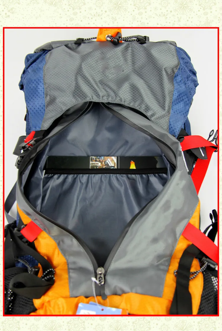 Factory Custom Outdoor Sports Waterproof Mountaineering Backpack Camping Hiking Backpack
