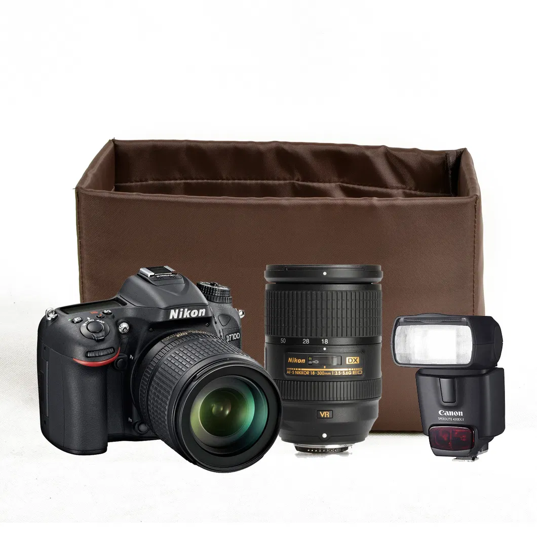 Men Photography Casual Shoulder Bag Oil Wax Canvas Genuine Leather Bag DSLR Camera Bag