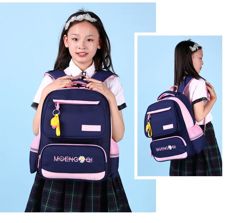 2024 New Student School Bag Fashionable Boys and Girls Lightweight Backpack
