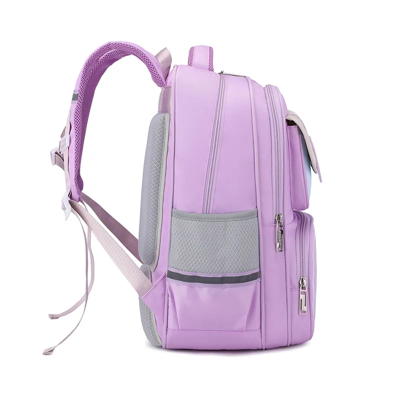 Wholesale of Backpacks for Primary School Students in Grades 1-5 with a Large Capacity for Load Reduction Backpacks