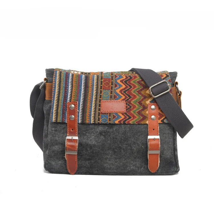 Ethnic Style DSLR Camera Bag Disassembly Inner Tank Photography Crossbody Bag Micro Monocular Cross Bag Drone Small Square Bag