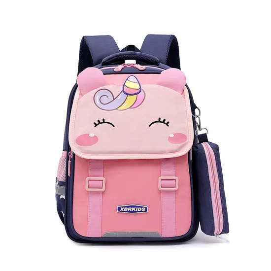 New Primary School Backpack for Boys and Girls with Reduced Load 2ND to 5th Grade Large Capacity Backpack