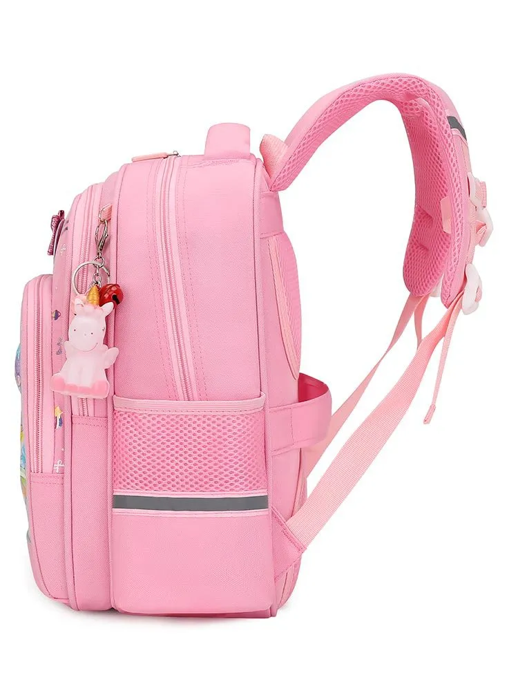 2023 New Children Cartoon Backpack for Girls in Grades 1 to 3 to Reduce Burden and Protect Spine