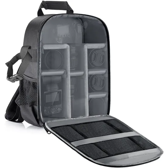New Shoulder SLR Camera Protection Backpack Large Capacity Travel Waterproof Nylon Photography Backpack