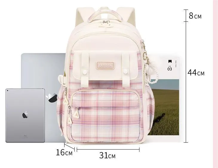 2024 New Primary School Children&prime;s School Backpack Anti Splashing Backpack Girls