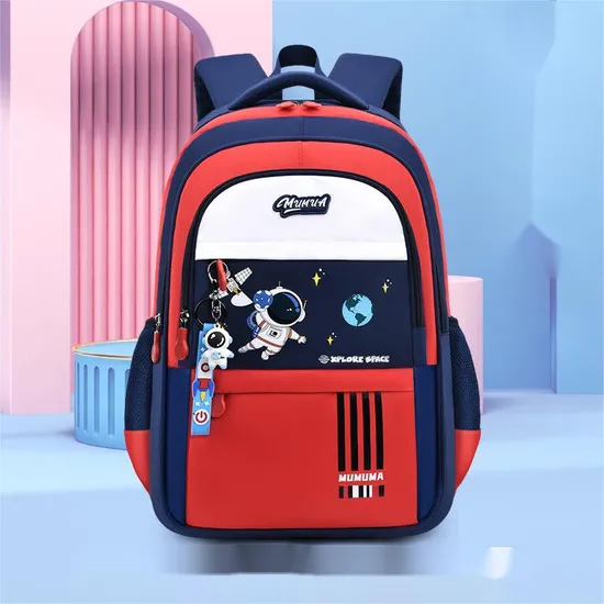 2024 Children′s Elementary School Backpack with Spine Protection Oxford Cloth Large Capacity Backpack