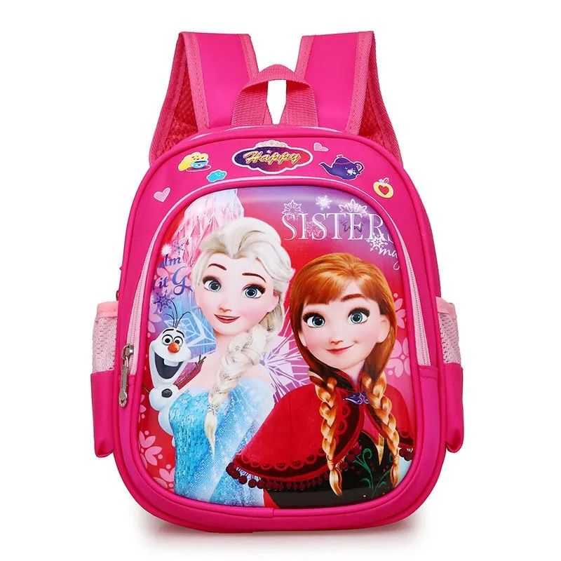 New 3D Elementary School Backpack Kindergarten Backpack Cartoon Ultraman Spider Man Children&prime;s Backpack