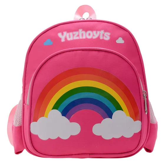 2024 New Rainbow Kindergarten Children Backpack Cute Cartoon Large Capacity Backpack