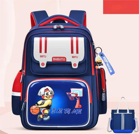 Primary School Students Girls and Boys New 2024 Load Reduction and Spine Protection Children′s Backpack