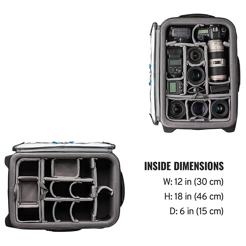New Professional Photography Equipment Bag Outdoor Lightweight Travel Rod Camera SLR Backpack