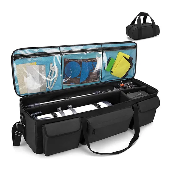 Multifunctional Anti Splash Travel Photography Tripod Storage Bag Outdoor One Shoulder Astronomical Telescope Shock-Absorbing Crossbody Bag