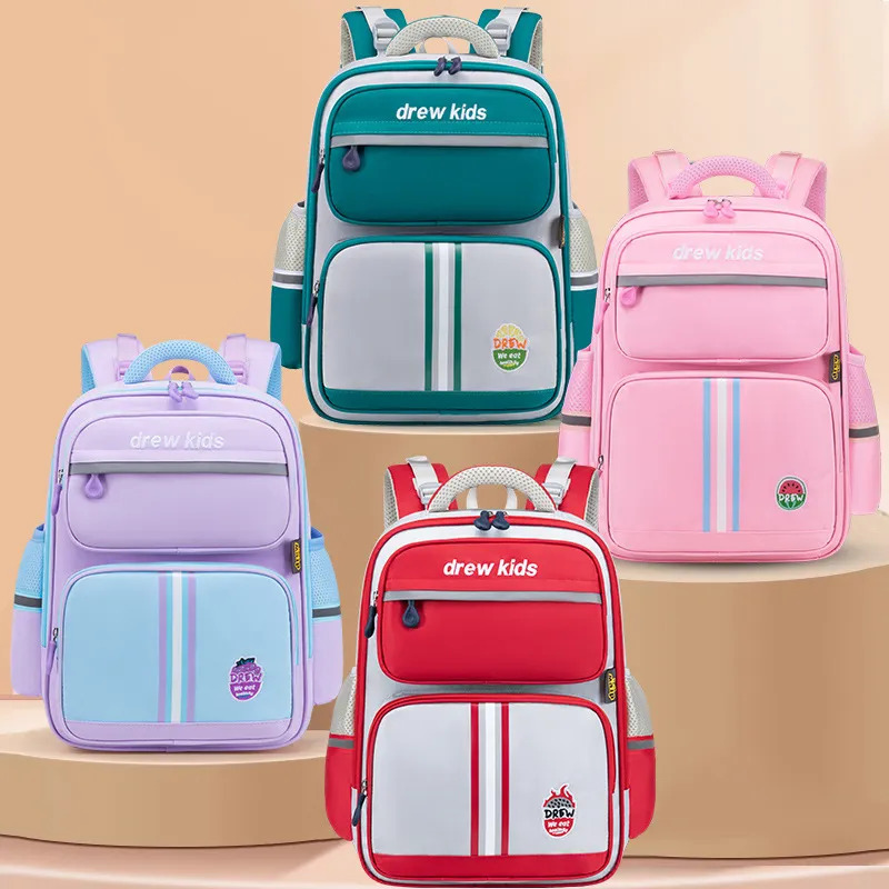 New Integrated Spine Protection and Load Reduction Backpack for Elementary School Students