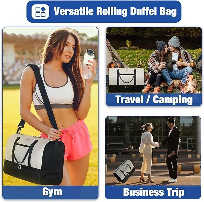 Men&prime;s Business Foldable Travel Bag Short Distance Travel Handheld One Shoulder Waterproof Multi Functional Pull Rod Suit Bag Cross Border