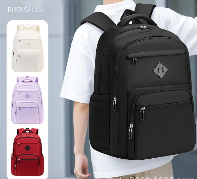 New Casual Lightweight Fashionable Backpack with Large Capacity for Men and Women
