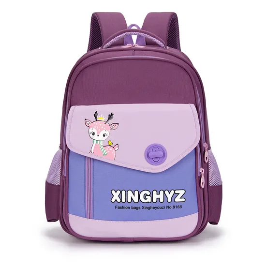 New Fashionable Elementary School Backpack with Large Capacity Breathable and Wear-Resistant Backpack