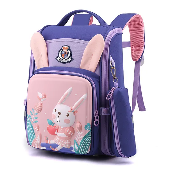 New Backpack for Elementary School Students in Grades 2-5 Boys and Girls Lightweight Spine Protection Backpack