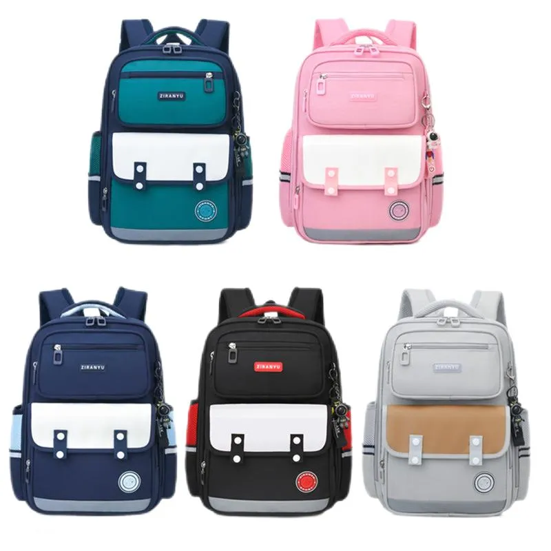 New Elementary School Backpacks for Girls Cross-Border Reducing Burden and Protecting Backpack