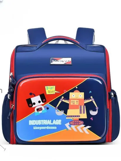 New Pupil Cartoon Anime Backbone Care Children′s School Backpack Lightweight Waterproof Shoulder Backpack