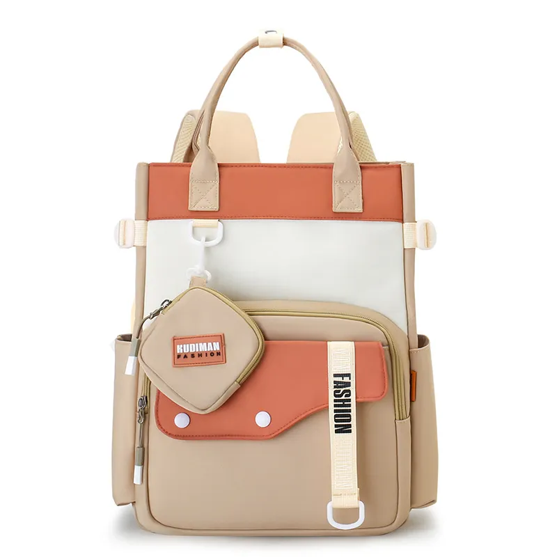 Primary School Student Large Capacity Backpack Simple Children&prime;s Backpack Girl&prime;s Backpack