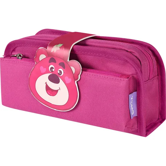 Pencil Case Elementary School Stationery Bag Multi-Layer Large Capacity Strawberry Bear Penci Case Pouch