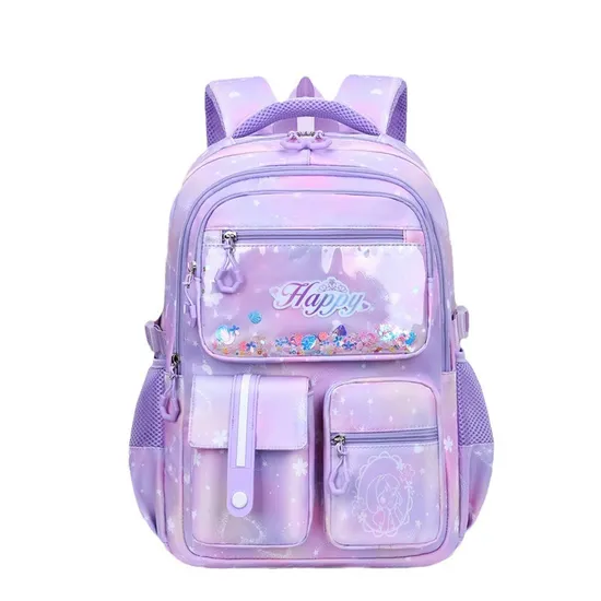 Backpack New Girls Waterproof for Elementary School Students Lightweight and Large Capacity for Children