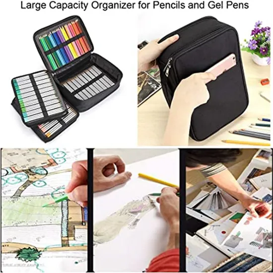 New Portable Large-Capacity Pencil Case for Storing 300 Pencils Art Painting Stationery Bag
